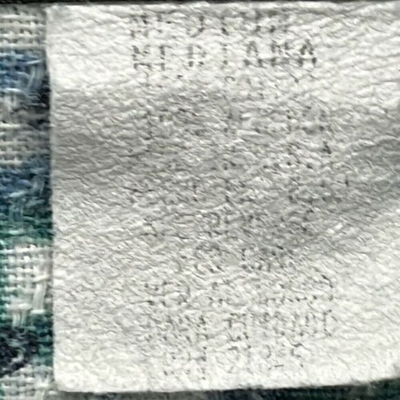 Vintage Maxx Textured Print Camp Shirt Mens M - Picture 4 of 10